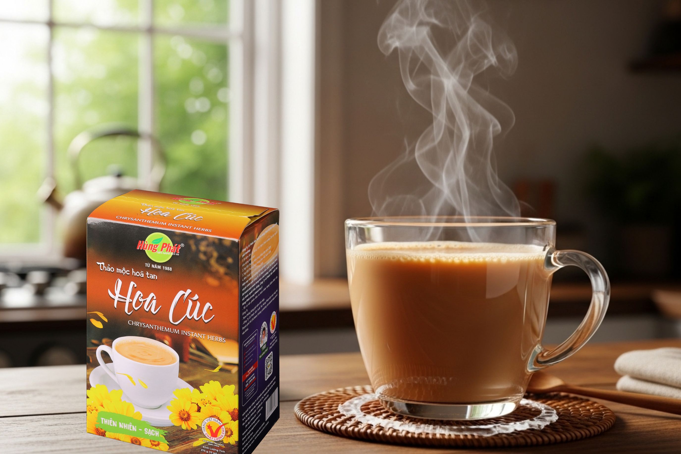 Thảo Mộc Hòa Tan Hoa Cúc – Thức Uống An Nhiên Cho Nhịp Sống Hiện Đại