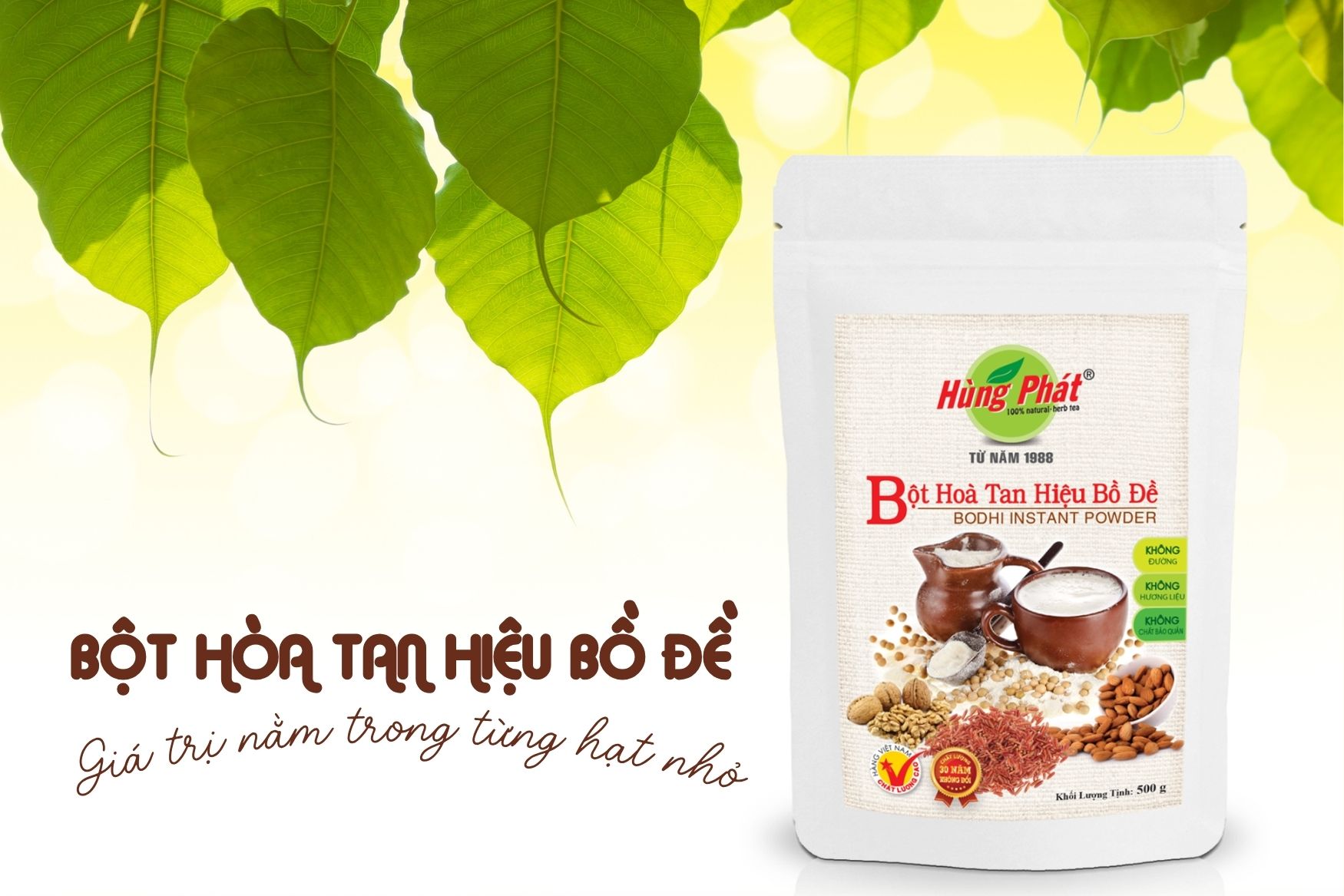 Bột Hòa Tan Hiệu Bồ Đề - Khi tên gọi gửi gắm triết lý sống an nhiên
