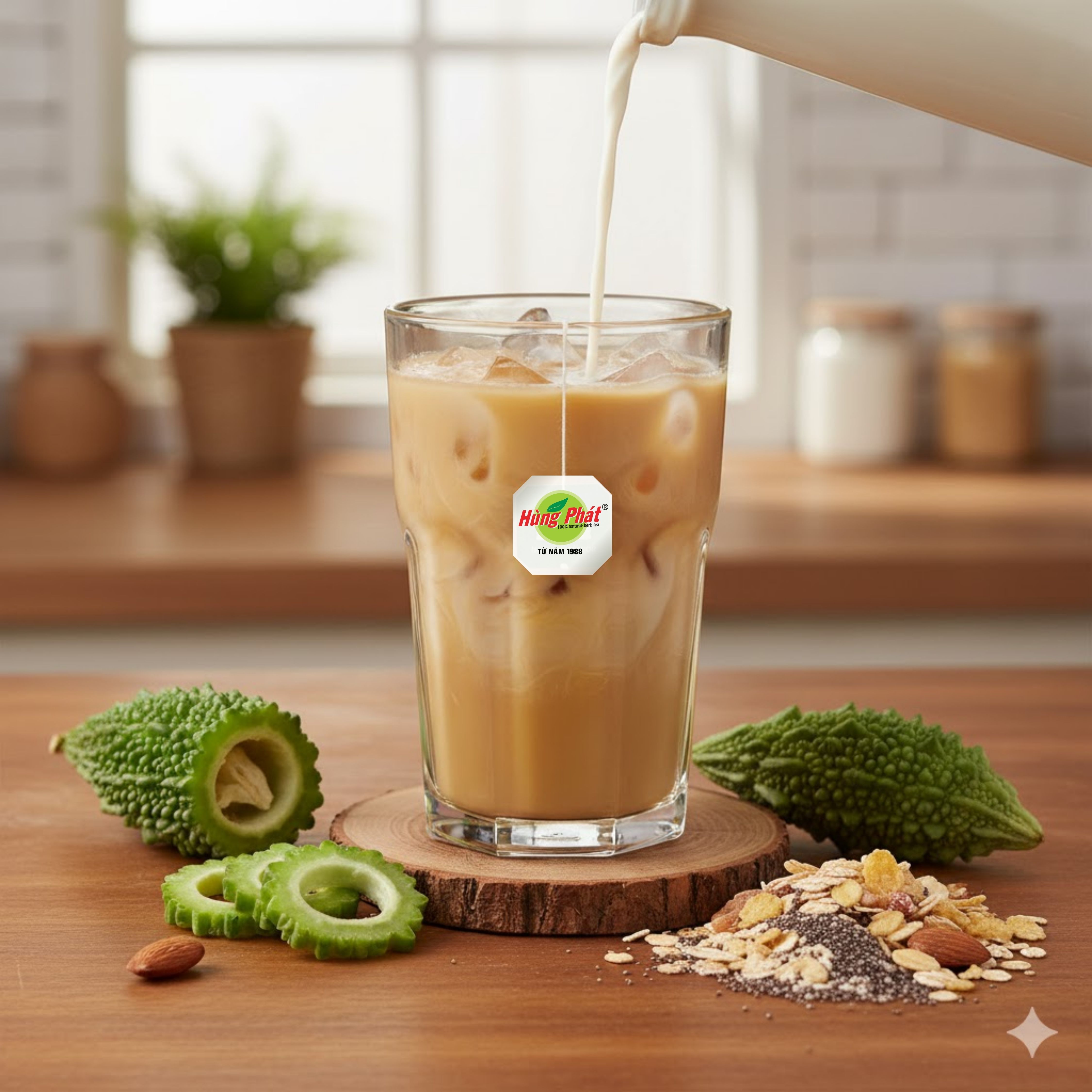 3 Cách Pha Thảo Mộc Hòa Tan Khổ Qua Chuẩn Vị