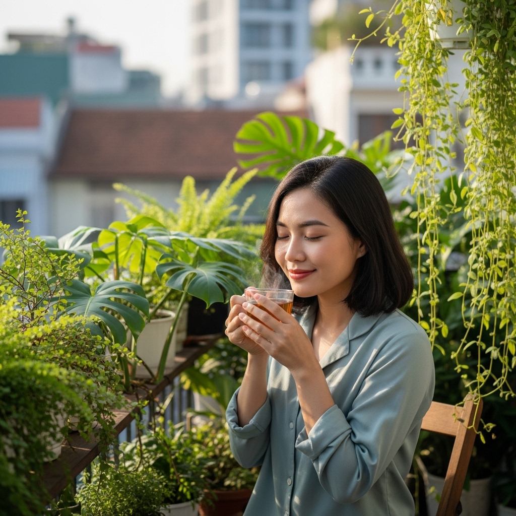 Khi Trà Hà Thủ Ô Trở Thành Nghi Thức Cá Nhân Mỗi Ngày