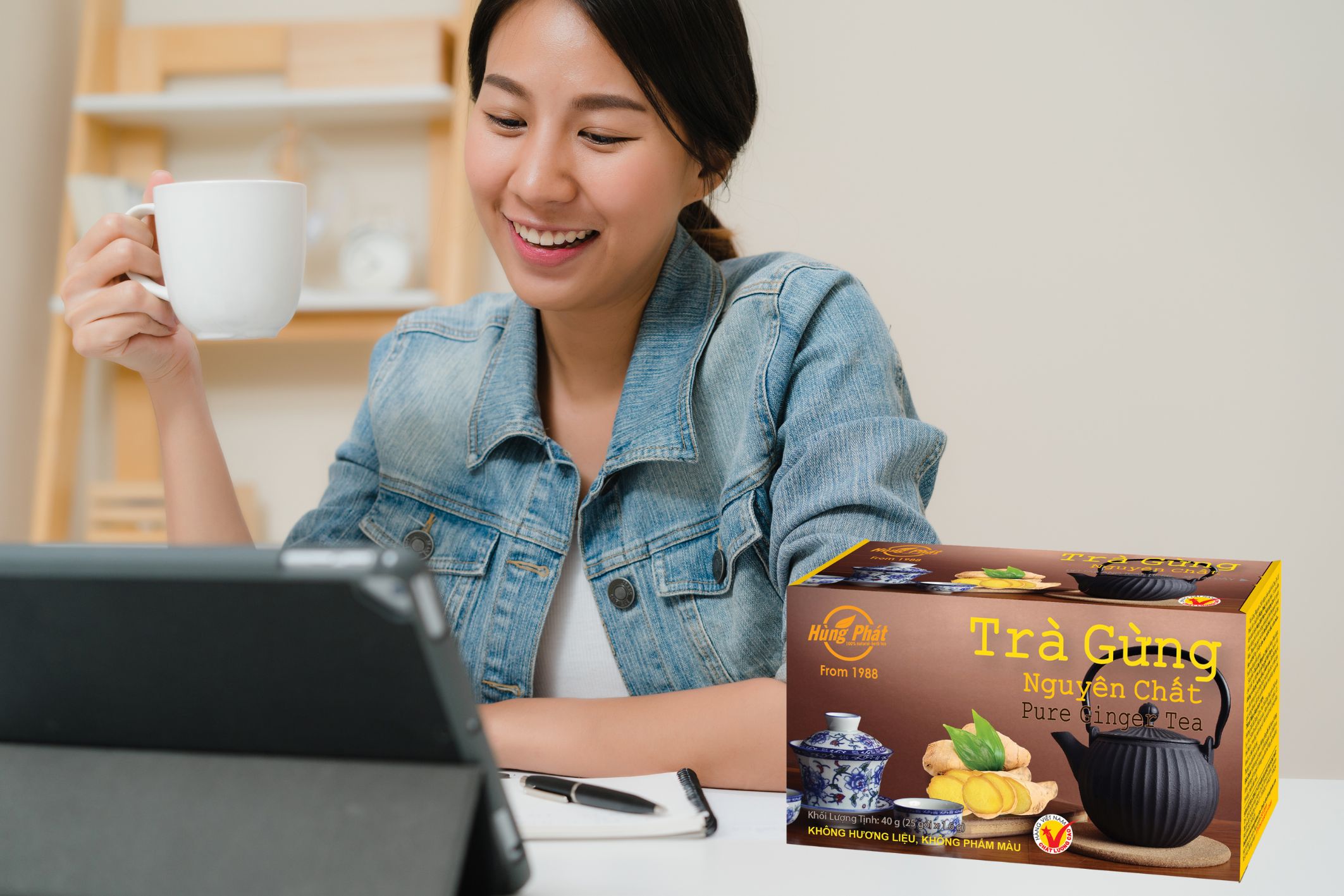 Thư Giãn Tinh Thần, Giảm Căng Thẳng Với Một Tách Trà Gừng Nóng