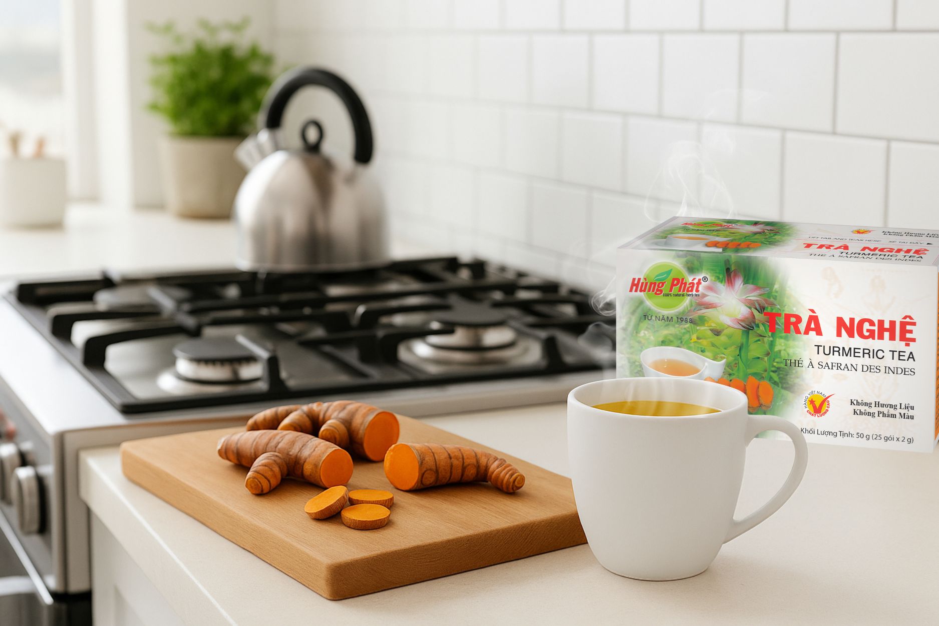 Trà Nghệ Trong Căn Bếp Việt – Khi Mùi Nghệ Gợi Nhớ An Lành