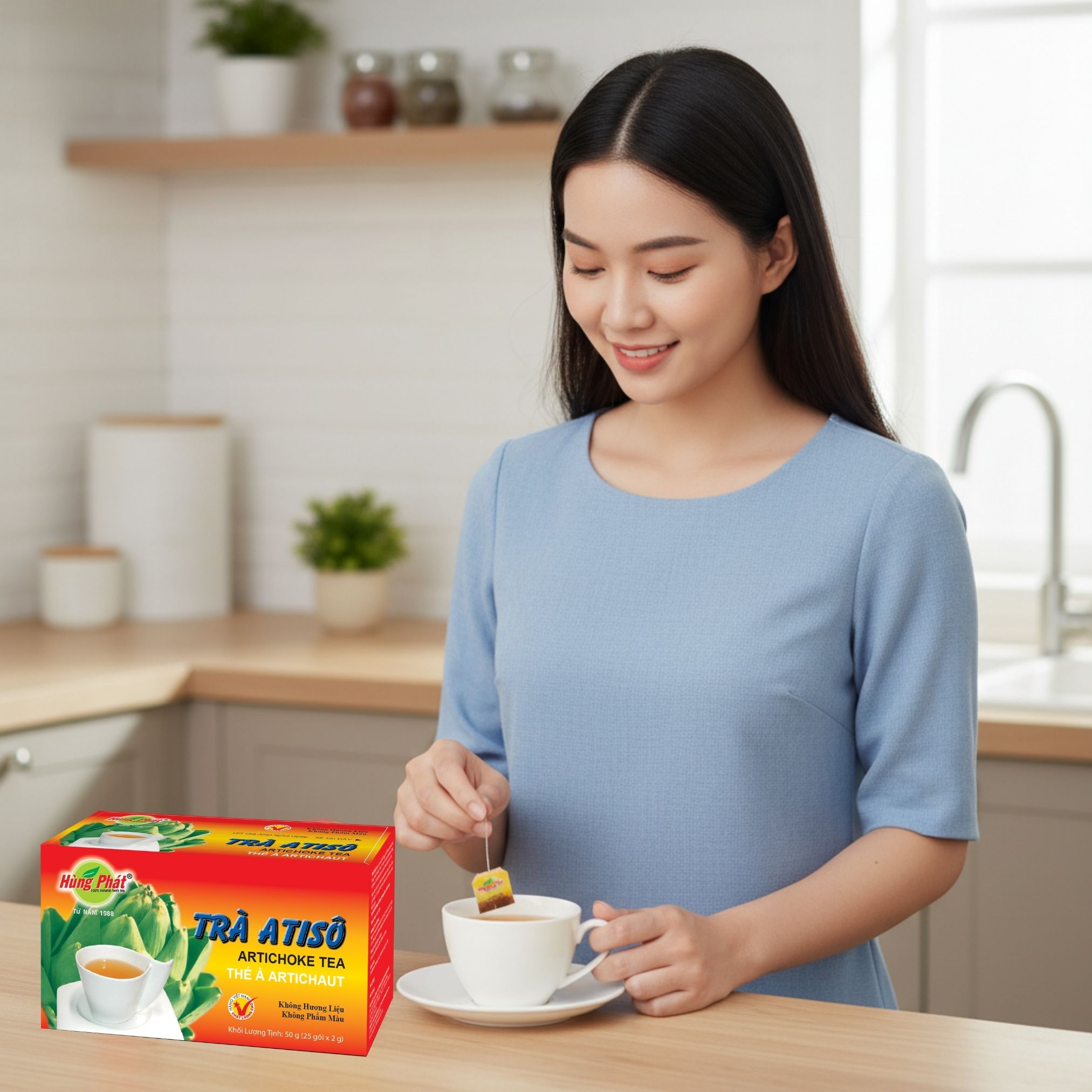 Cách Pha Trà Atiso Chuẩn Gu – Khi Một Tách Trà Là Sự Chăm Sóc Nhỏ Cho Bản Thân