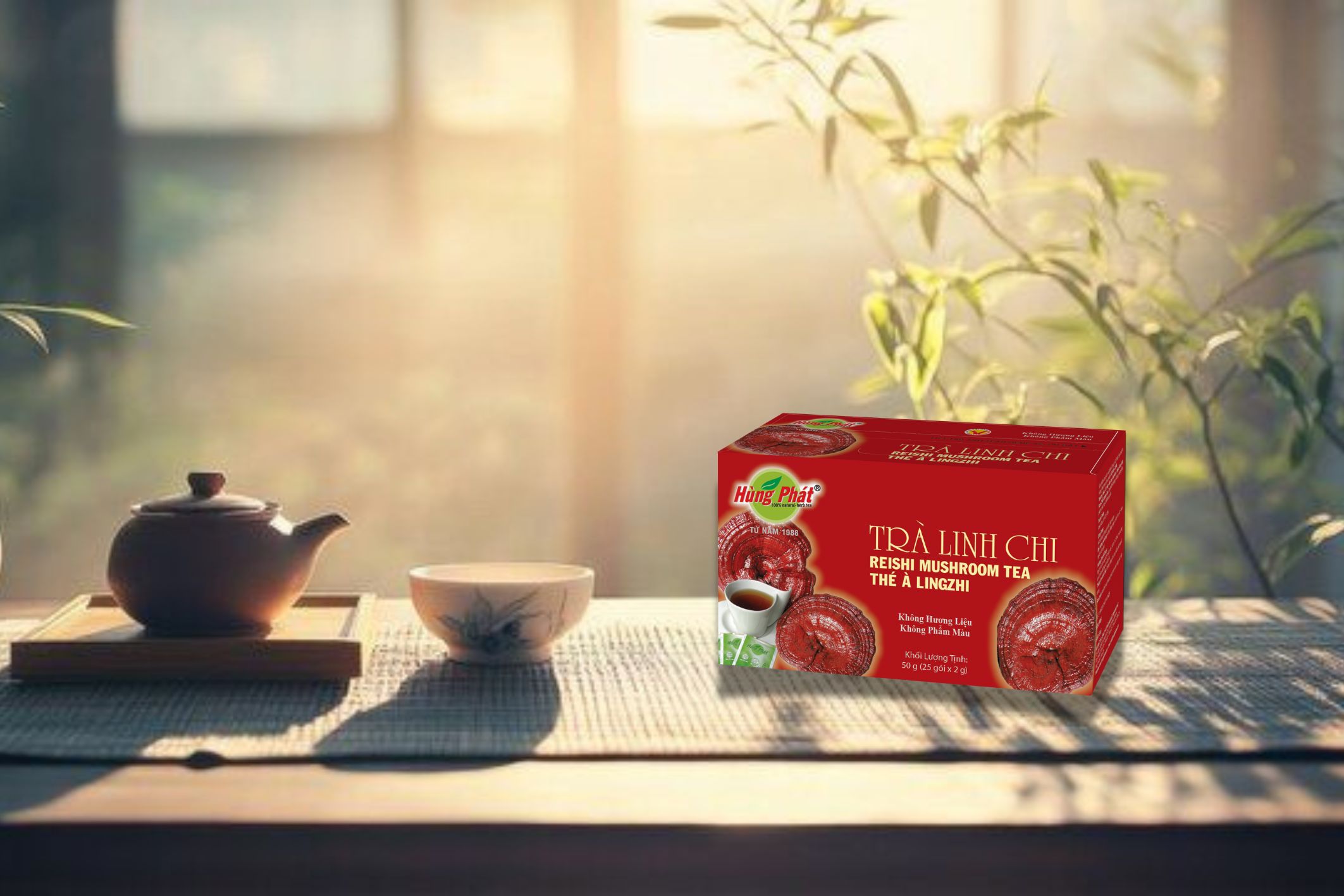 Trà Linh Chi Hùng Phát Trong Đời Sống Việt: Từ Bàn Làm Việc Đến Mâm Cơm Gia Đình