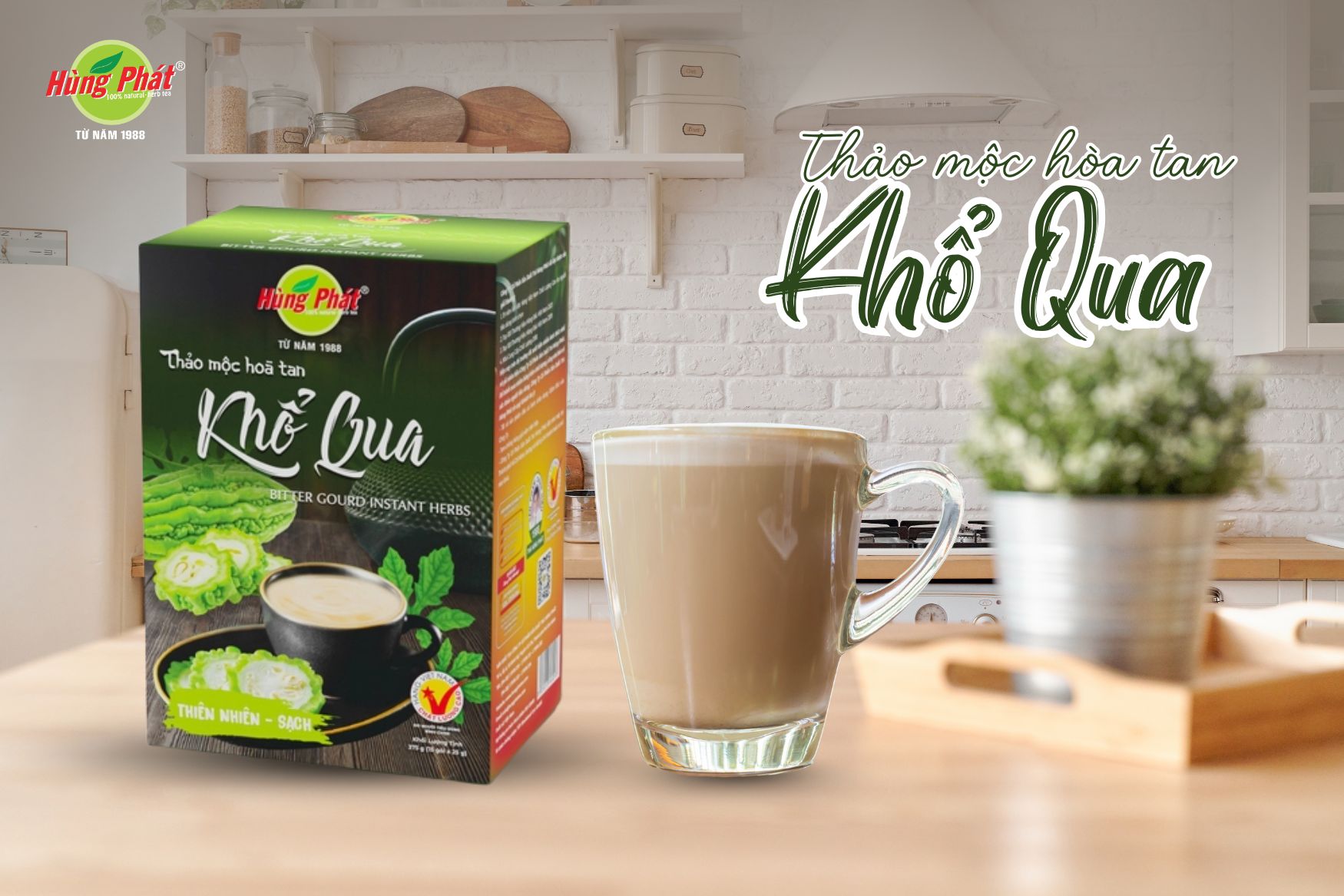 3 Cách Pha Thảo Mộc Hòa Tan Khổ Qua Chuẩn Vị Trà Sữa Thanh Dịu