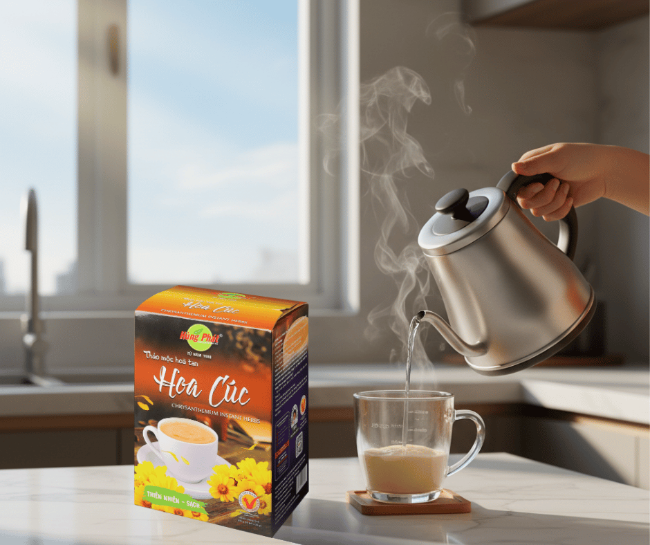 Cách Pha Thảo Mộc Hòa Tan Hoa Cúc Đúng Chuẩn Để Giữ Trọn Vị