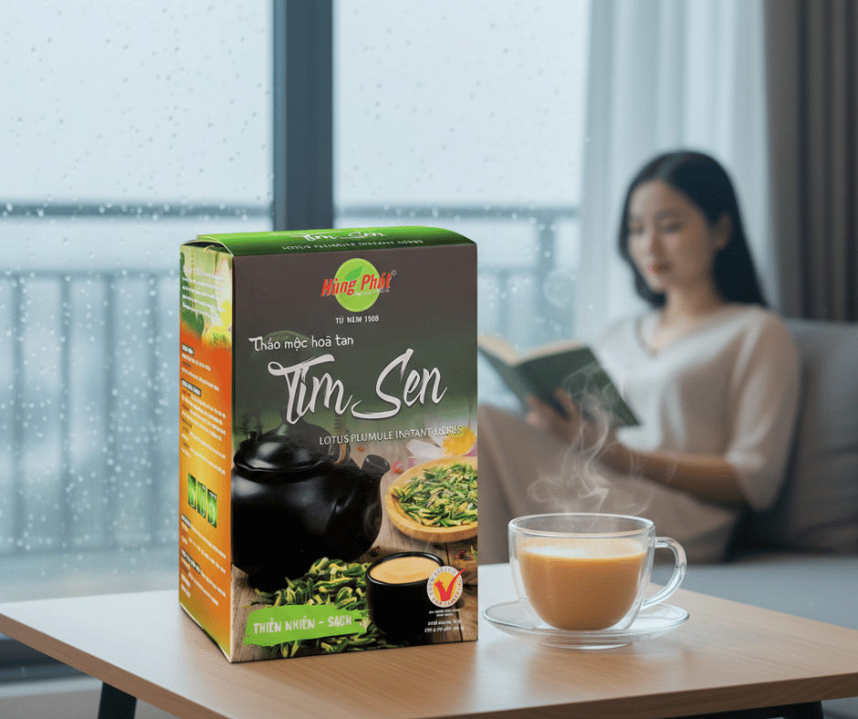 Vì Sao Thảo Mộc Hòa Tan Tim Sen Tạo Cảm Giác Thanh Thoát Khi Uống?