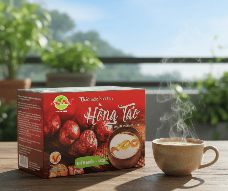 Cách pha trà sữa thảo mộc ít đường kết hợp thực hành thở 3 phút