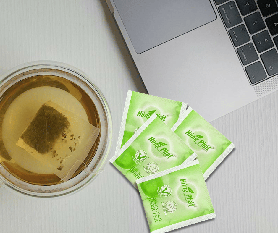 Trà Gừng Túi Lọc Hùng Phát – Thói Quen Uống Trà Phù Hợp Nhịp Sống Văn Phòng