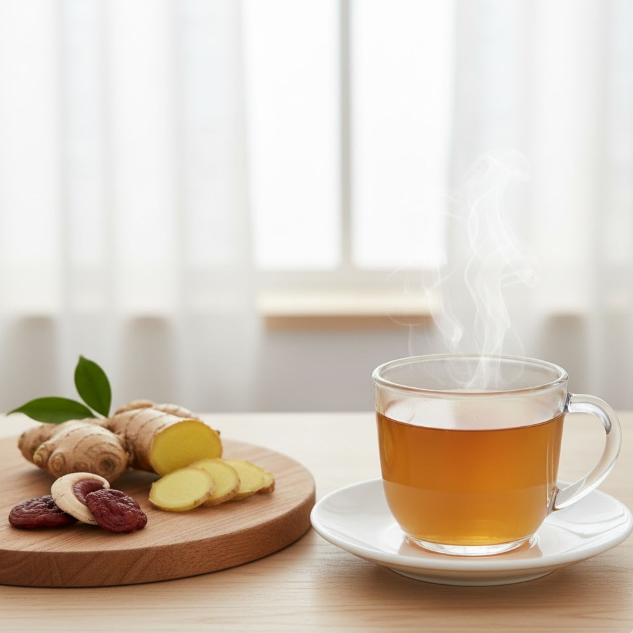 Khi Vị Gừng Gặp Hương Vị Linh Chi – Sự Kết Hợp Tinh Tế Của Thiên Nhiên