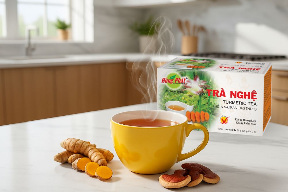 Công Thức Biến Tấu Với Trà Nghệ – Từ Tách Nóng Đến Ly Đá Mát Lạnh