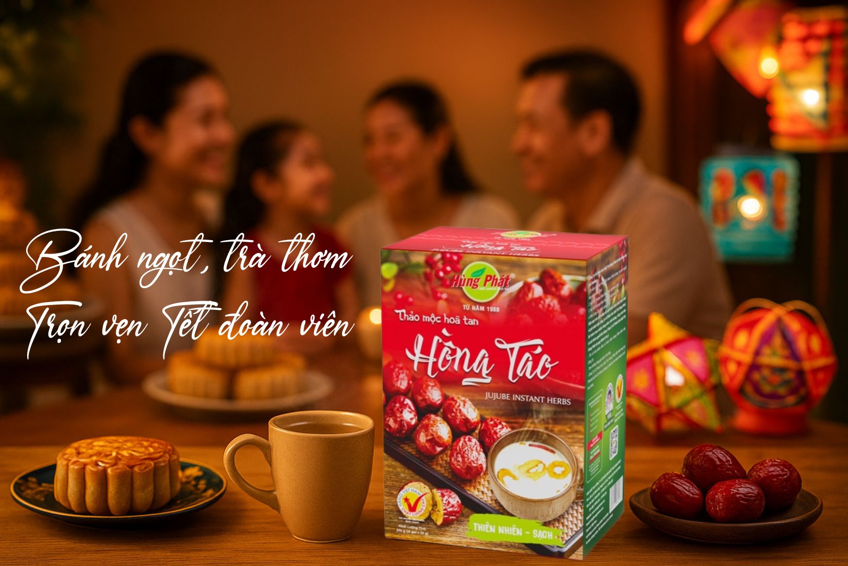 Thảo Mộc Hòa Tan Hồng Táo – Thức Uống An Lành Cho Trung Thu Đoàn Viên