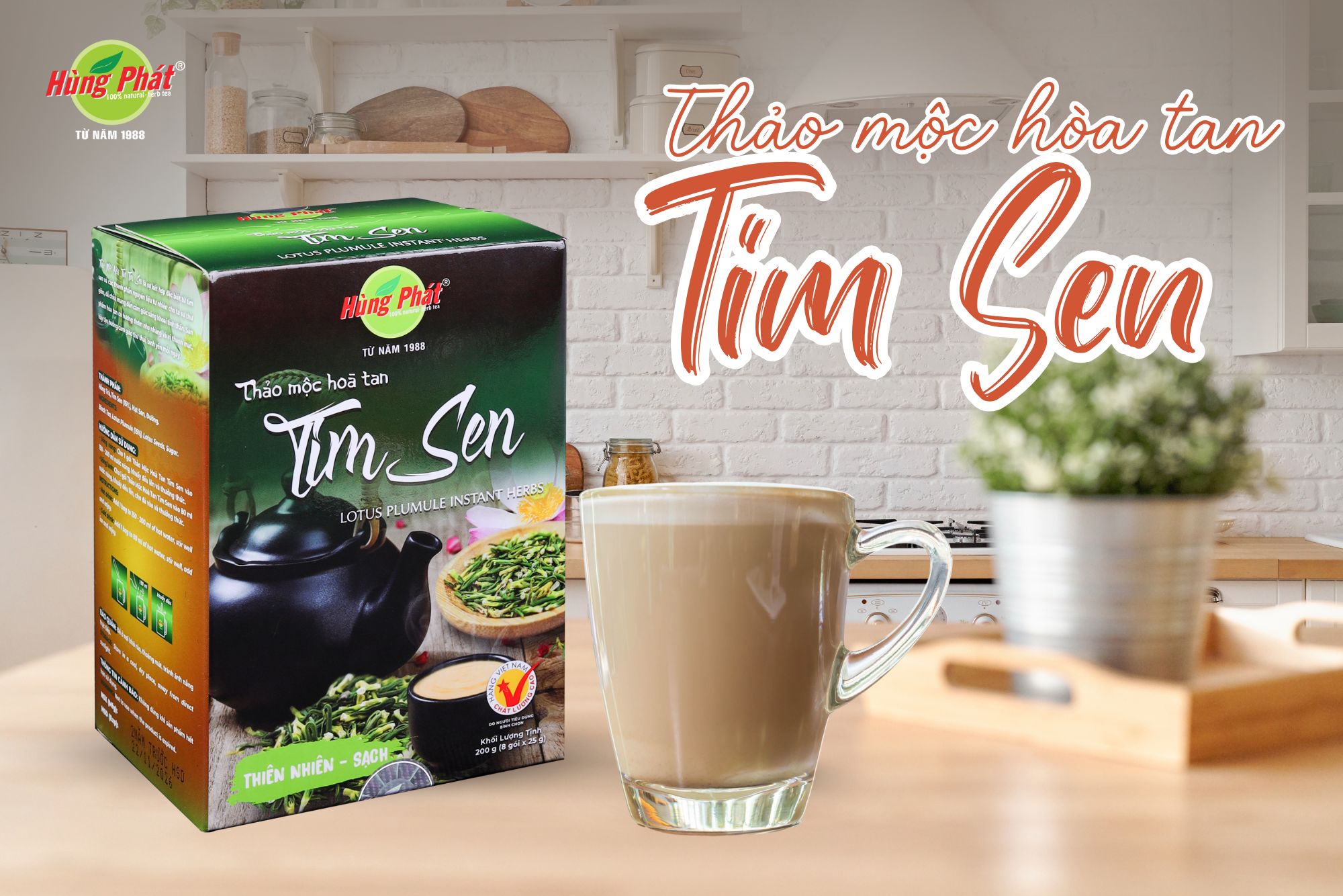 Thảo Mộc Hòa Tan Tim Sen Hùng Phát – Tách Trà Của Sự Bình Yên