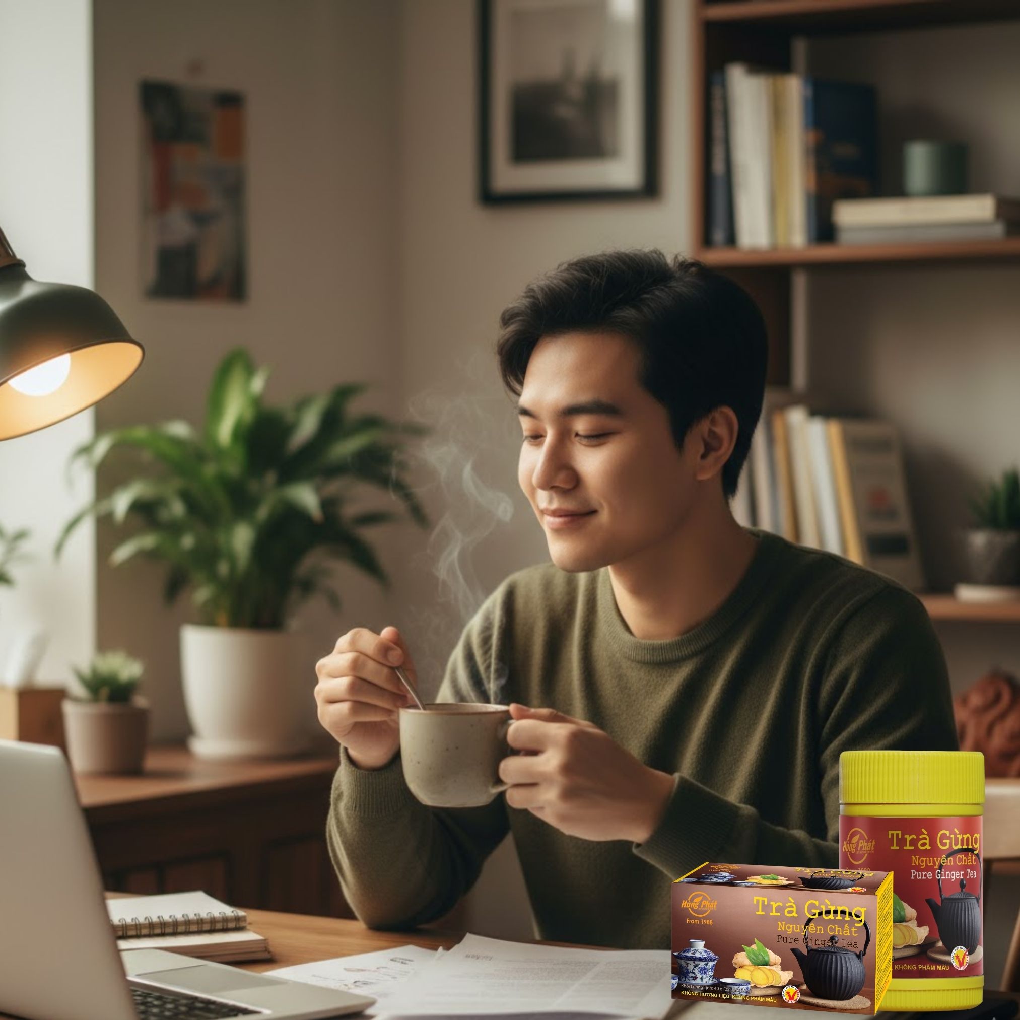 Giữa Ngày Bận Rộn, Đừng Quên Dành 1 Phút Cho Tách Trà Gừng Nóng