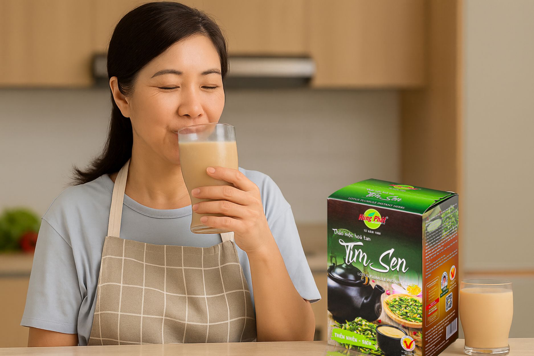 Pha Thảo Mộc Hòa Tan Tim Sen Ngon Như Quán – Đơn Giản Trong 1 Phút