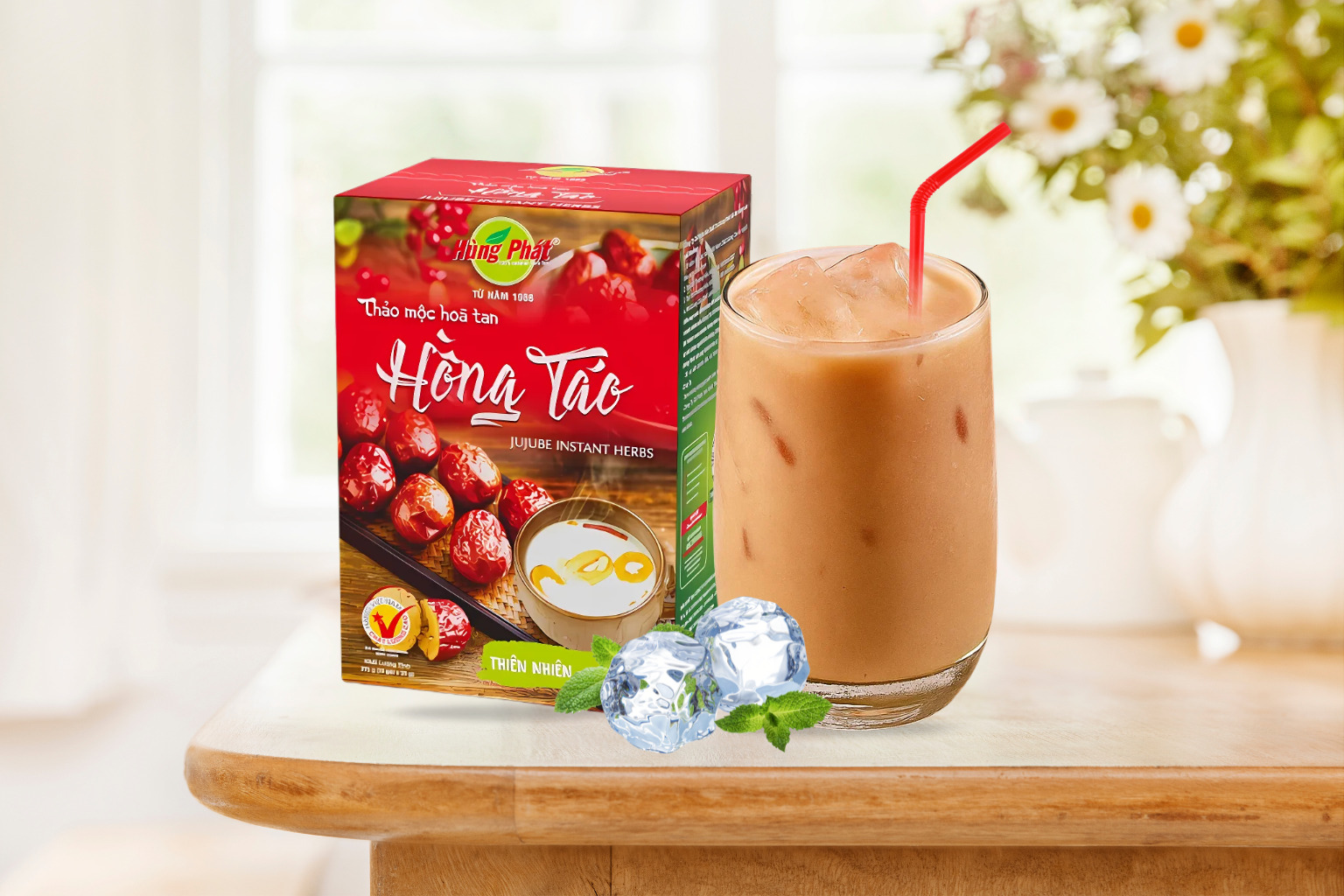 Cách Thưởng Thức Trà Thảo Mộc Hòa Tan Hồng Táo Đúng Điệu Đêm Rằm