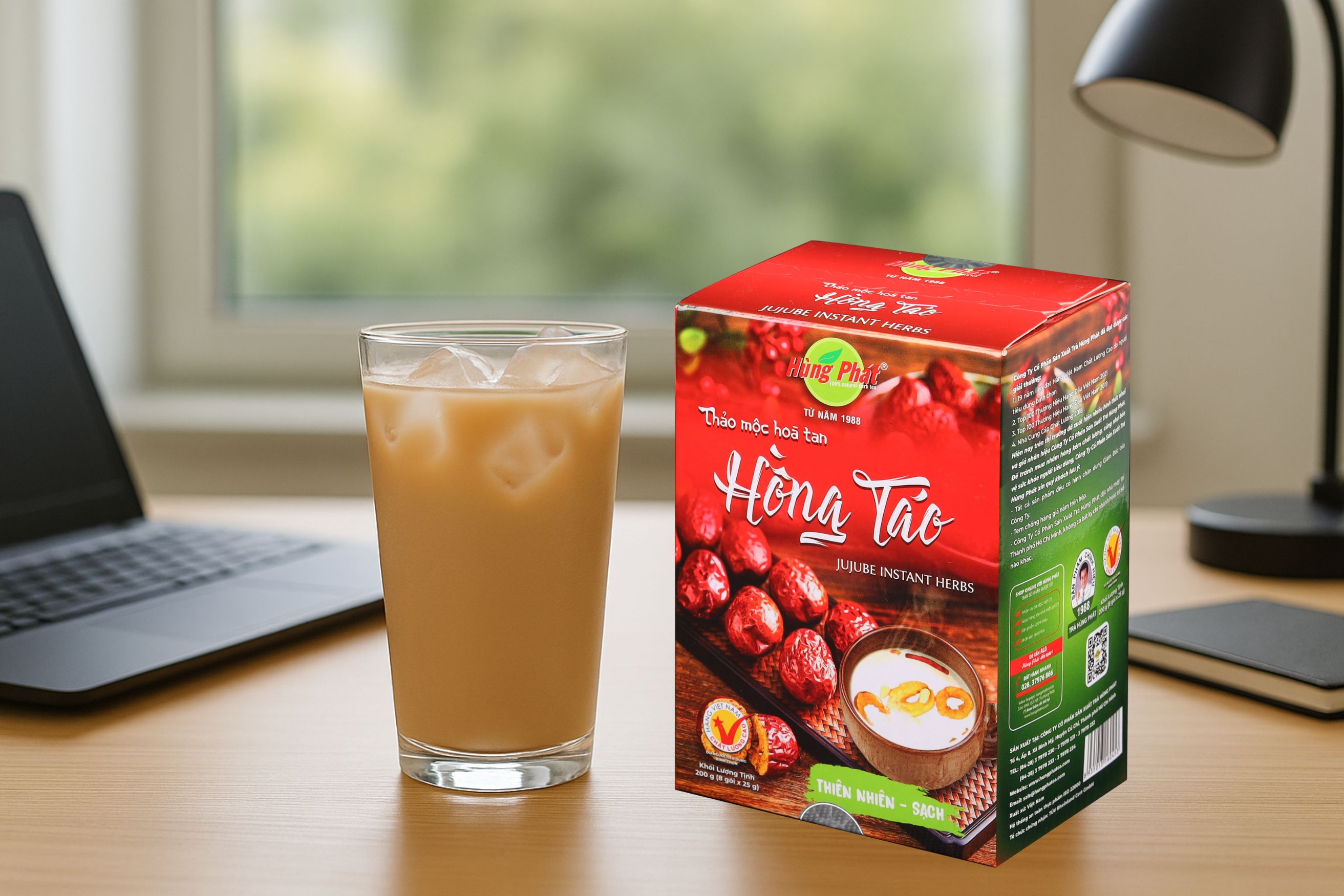 Thảo Mộc Hòa Tan Hồng Táo Hùng Phát – Hương Vị Ngọt Lành Cho Lối Sống An Nhiên