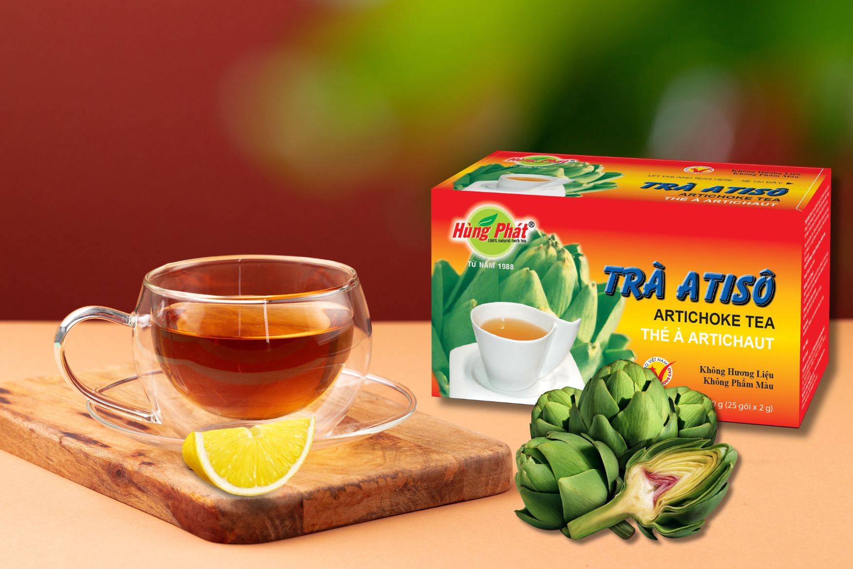Công Thức Đặc Biệt – Trà Atiso Mật Ong Chanh Thanh Mát