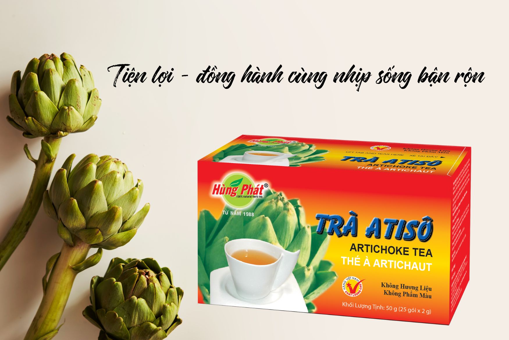 Trà Atiso Hùng Phát – Tinh Hoa Thảo Mộc Cho Cuộc Sống An Nhiên