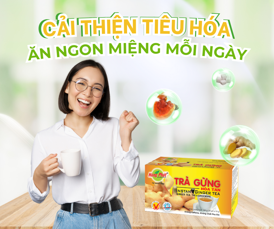 Trà Gừng - Giải pháp tăng cường sức khỏe cho dân văn phòng