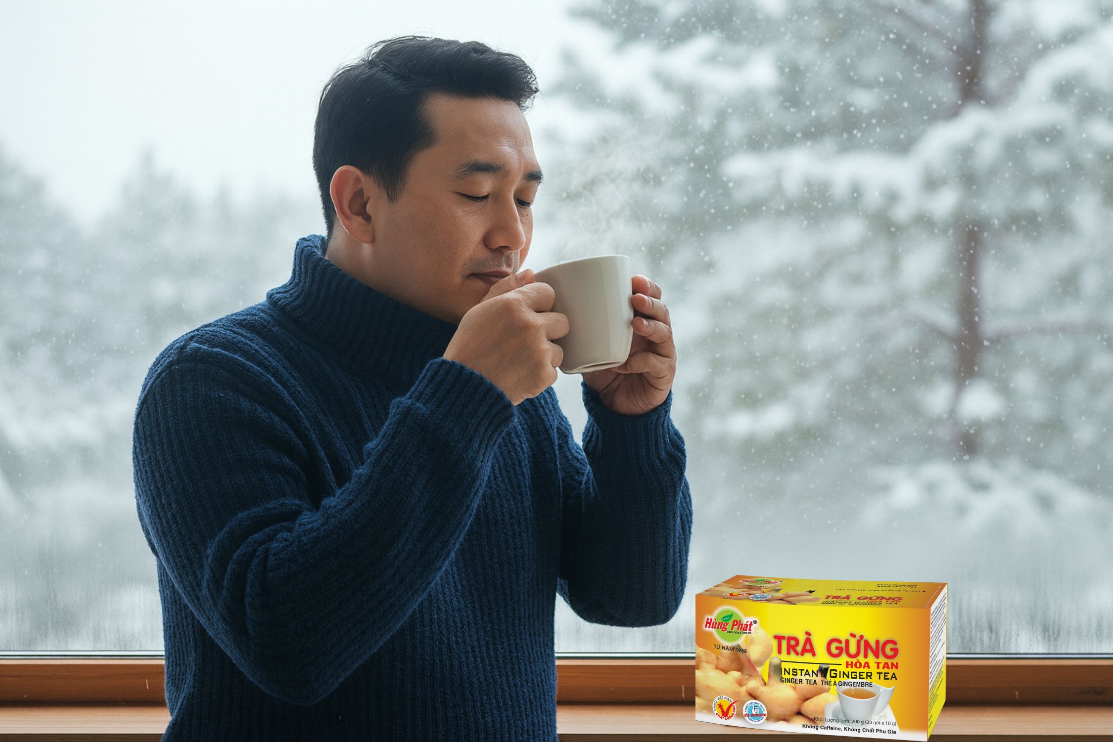 Khoảnh Khắc Ấm Áp Bên Tách Trà Gừng – Khi Trà Trở Thành Một Phần Cuộc Sống