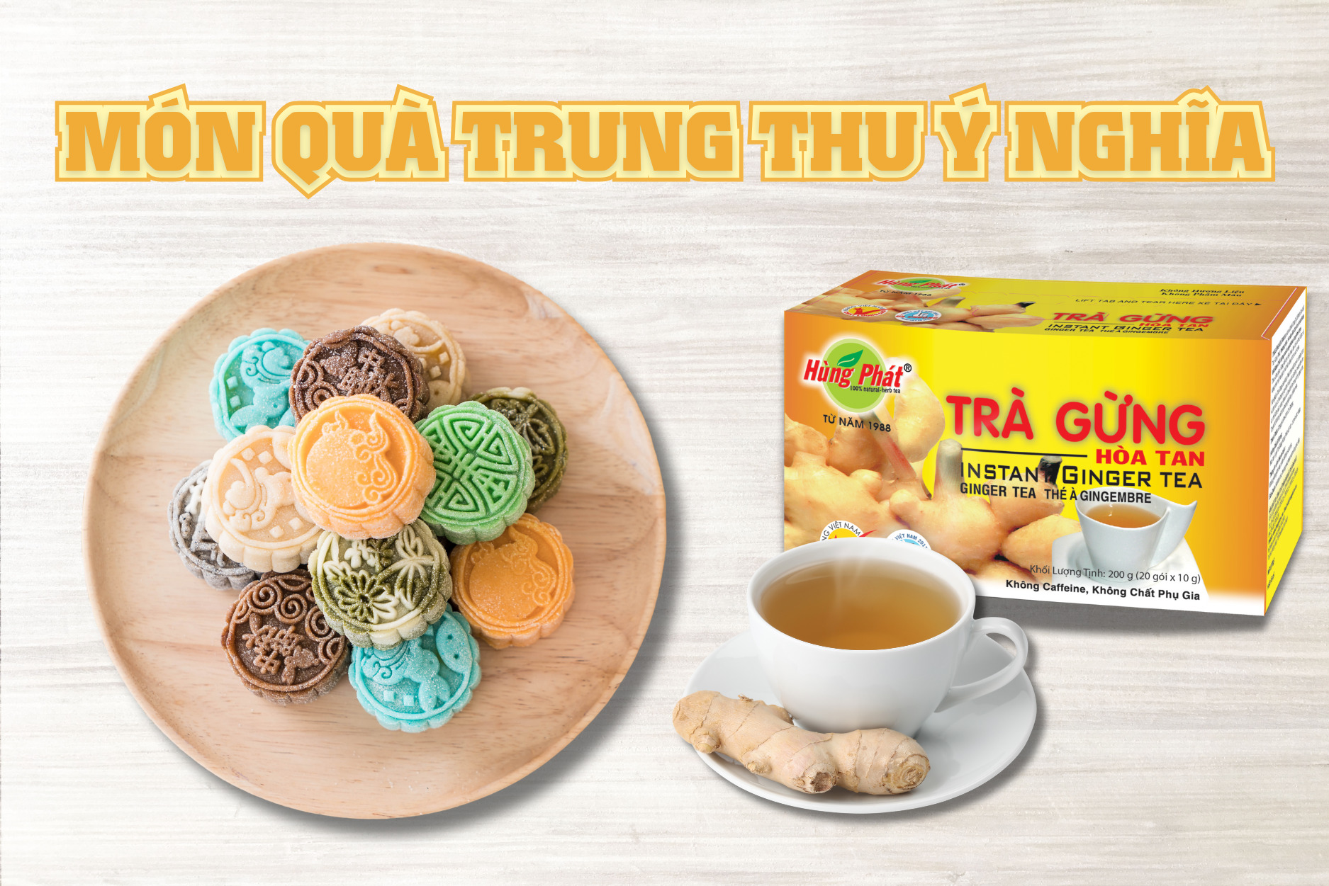 Trà Gừng - Thức Uống An Lành Cho Mọi Thành Viên Dịp Trung Thu