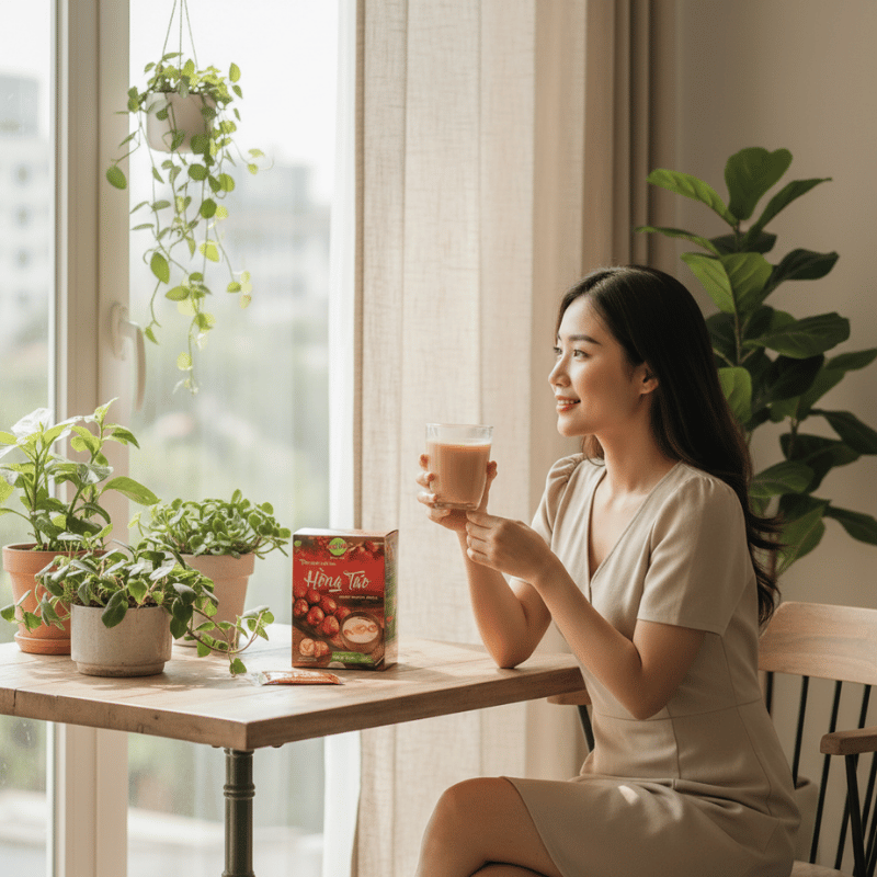 Thành phần tự nhiên trong Thảo Mộc Hòa Tan Hồng Táo Hùng Phát –Sự giản dị tạo nên chiều sâu trải nghiệm