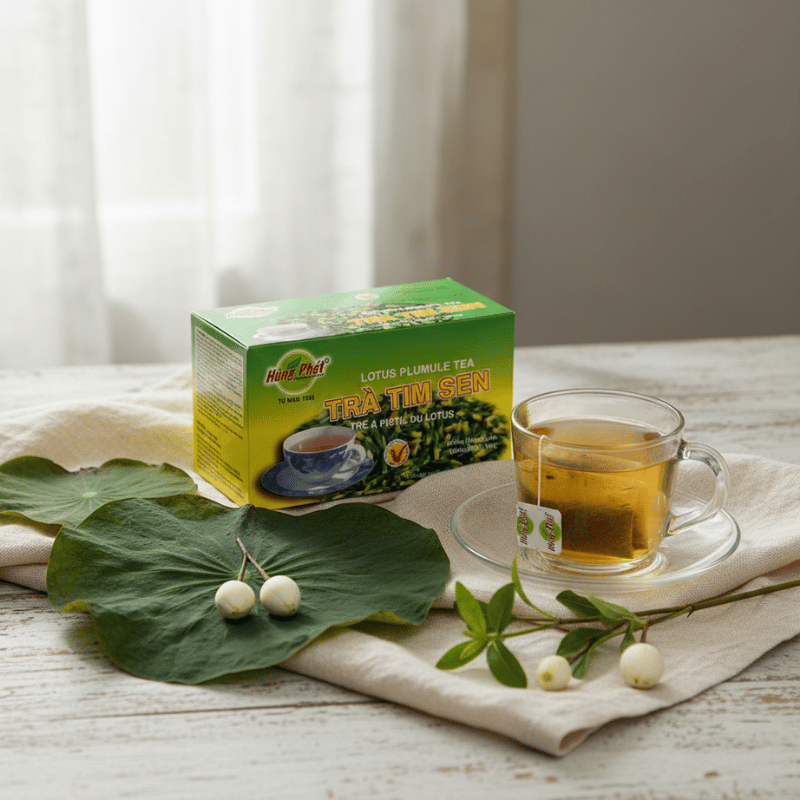 Từ ngăn kéo bàn làm việc đến kệ bếp gia đình: Trà Tim Sen Hùng Phát luôn có mặt lúc bạn cần