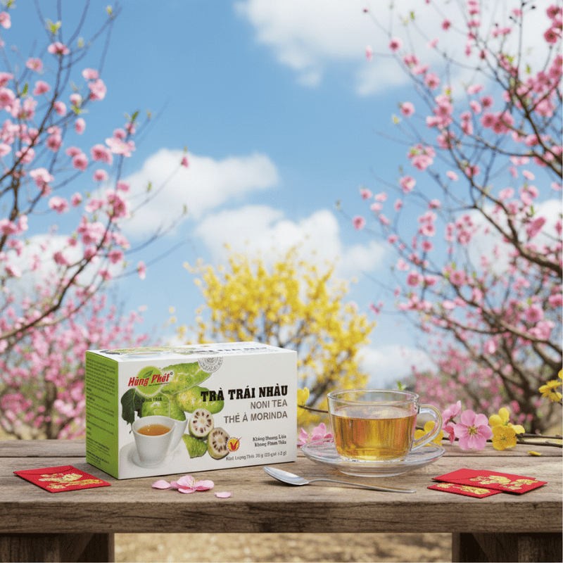Trà Trái Nhàu Hùng Phát – Tách Trà Mộc Mạc Cho Những Ngày Tết An Nhiên