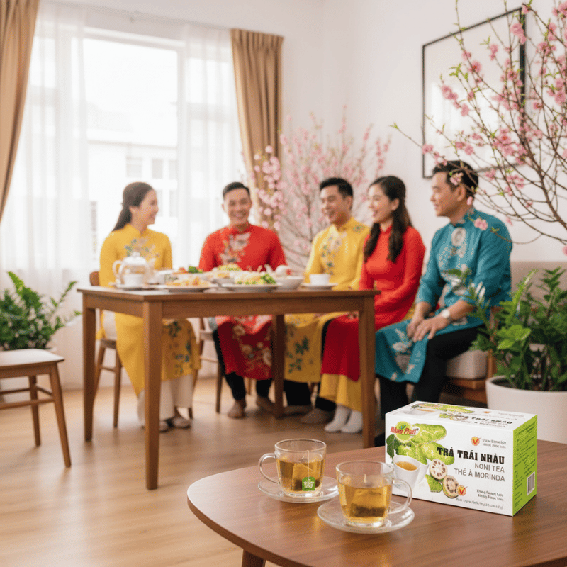 Giữa Mâm Cỗ Ngày Tết, Vì Sao Một Tách Trà Nhẹ Nhàng Luôn Cần Thiết