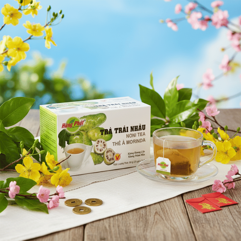 Trà Trái Nhàu Hùng Phát – Món Quà Tết Giản Dị Nhưng Đủ Tinh Tế
