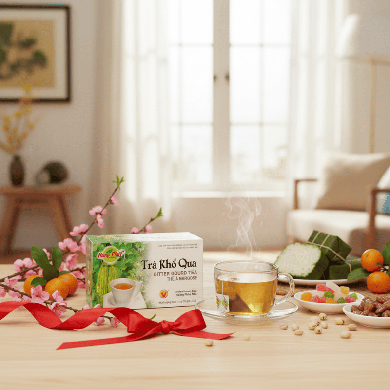 Giữ Nhịp Sống Chậm Trong Những Ngày Tết Bận Rộn Cùng Trà Khổ Qua Hùng Phát