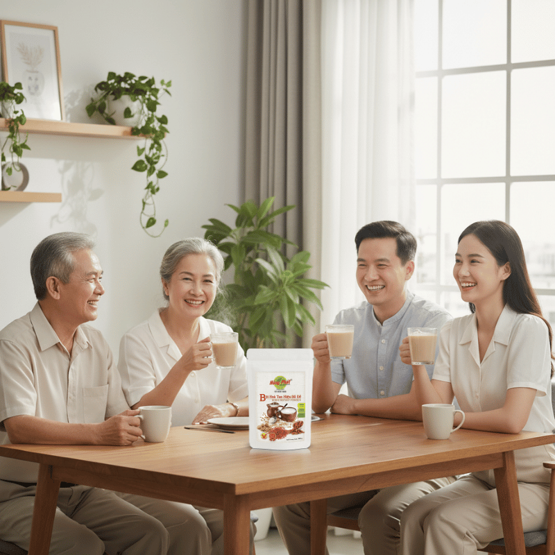 Bột Hòa Tan Hiệu Bồ Đề Hùng Phát: Thức uống thanh tao phù hợp cho người lớn tuổi