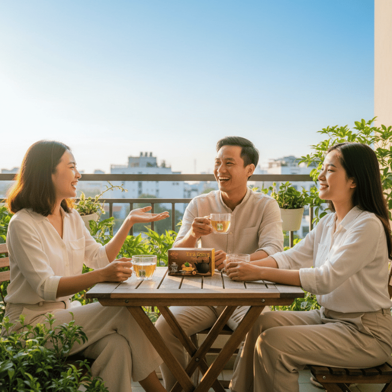 Trà Gừng Nguyên Chất Hùng Phát – Thói Quen Nhỏ Giúp Ngày Bận Rộn Trở Nên Dễ Chịu Hơn