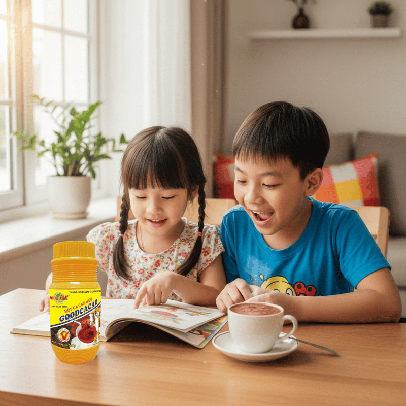 Thức uống quen thuộc của trẻ nhỏ: Vì sao nhiều gia đình chọn Good Cacao cho con?