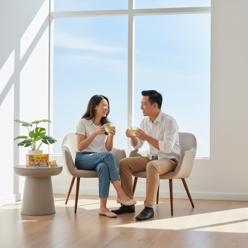 NHỮNG AI THƯỜNG GẮN BÓ VỚI TRÀ GỪNG HÒA TAN TRONG SINH HOẠT HẰNG NGÀY?