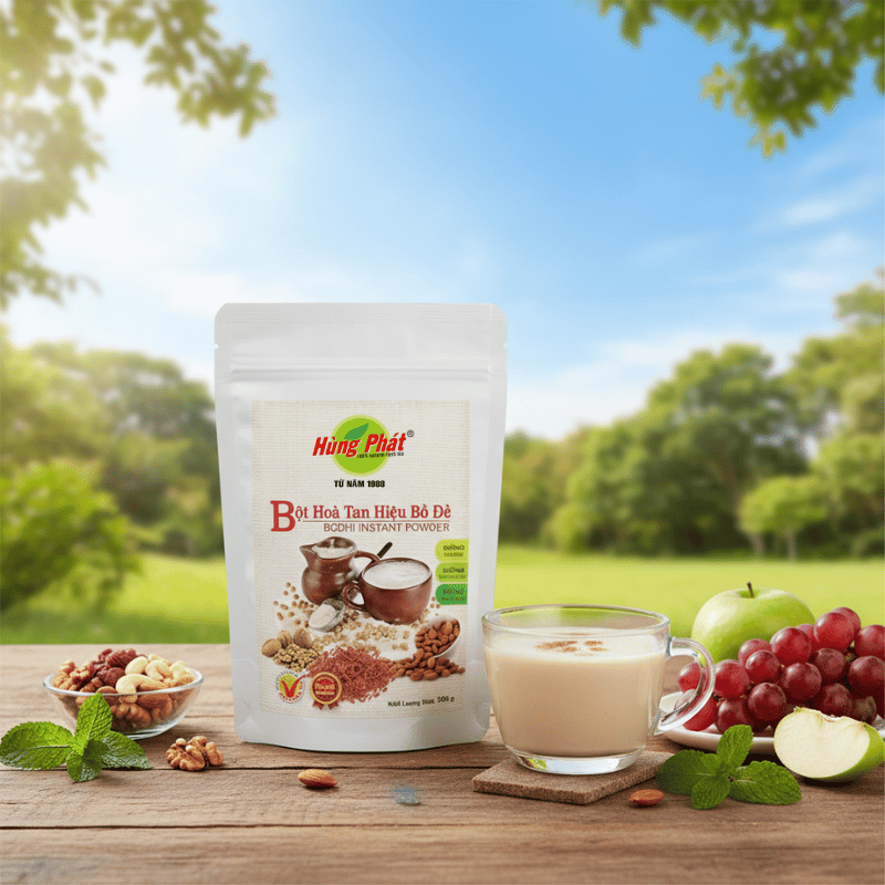 Bột Hòa Tan Hiệu Bồ Đề – Khi Thức Uống Thiên Nhiên Trở Thành Một Phần Nhịp Sống An Lành