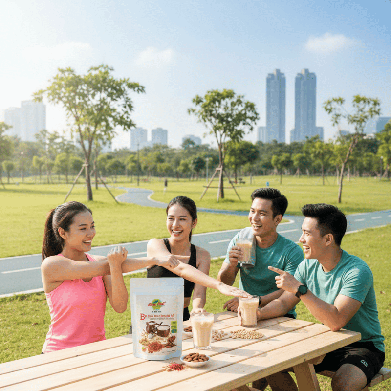 Bột Hòa Tan Hiệu Bồ Đề và những khoảng dừng an lành trong ngày