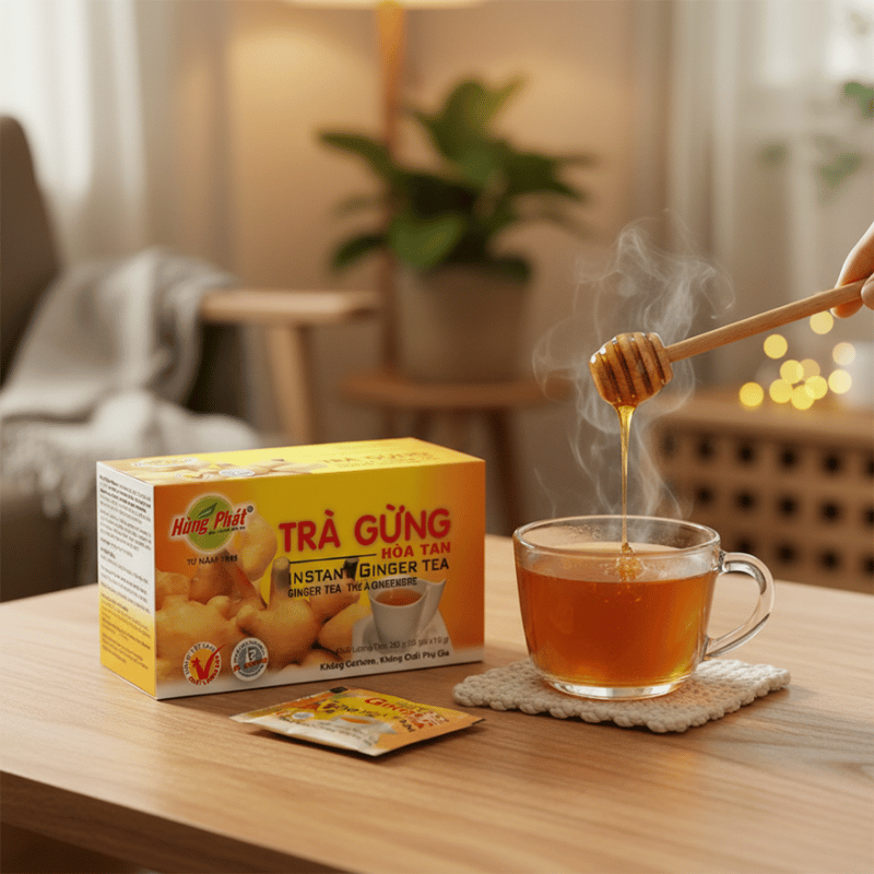 Cách Pha Và Biến Tấu Trà Gừng Hòa Tan Để Dễ Uống Và Đổi Vị Mỗi Ngày