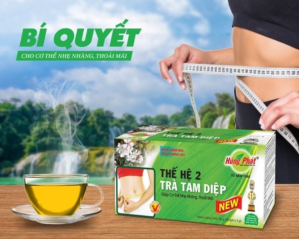 Trà Tam Diệp Thế Hệ 2 - Lựa chọn hỗ trợ giảm cân an toàn được hội chị em tin dùng hơn 15 năm