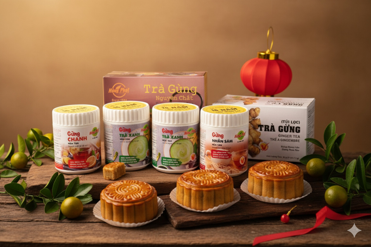 Công Thức Sáng Tạo Đồ Uống Từ Bộ 4 Tinh Gừng