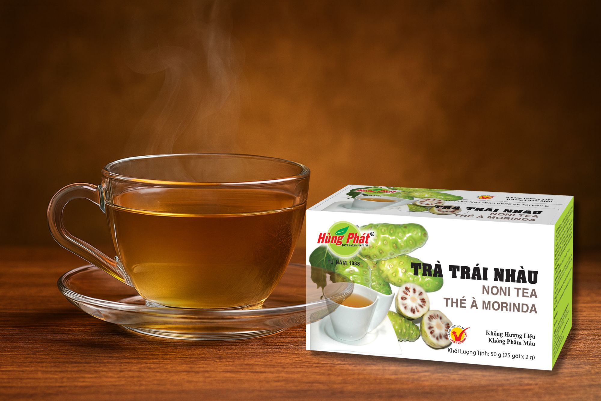 Tách Trà Trái Nhàu Cuối Ngày – Khi Mùi Mộc Biến Thành Một Khoảnh Khắc Thiền Nhẹ