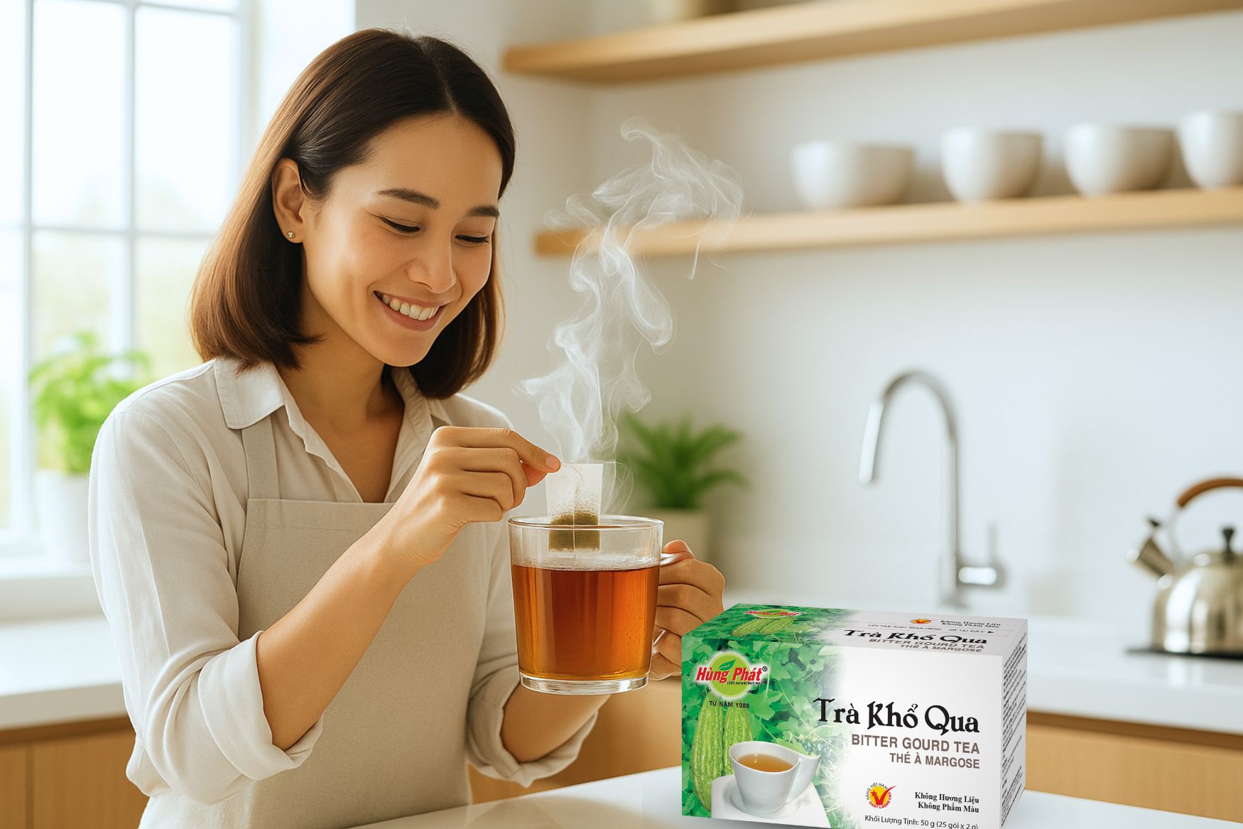 Cách Pha Và Thưởng Thức Trà Khổ Qua Đúng Điệu