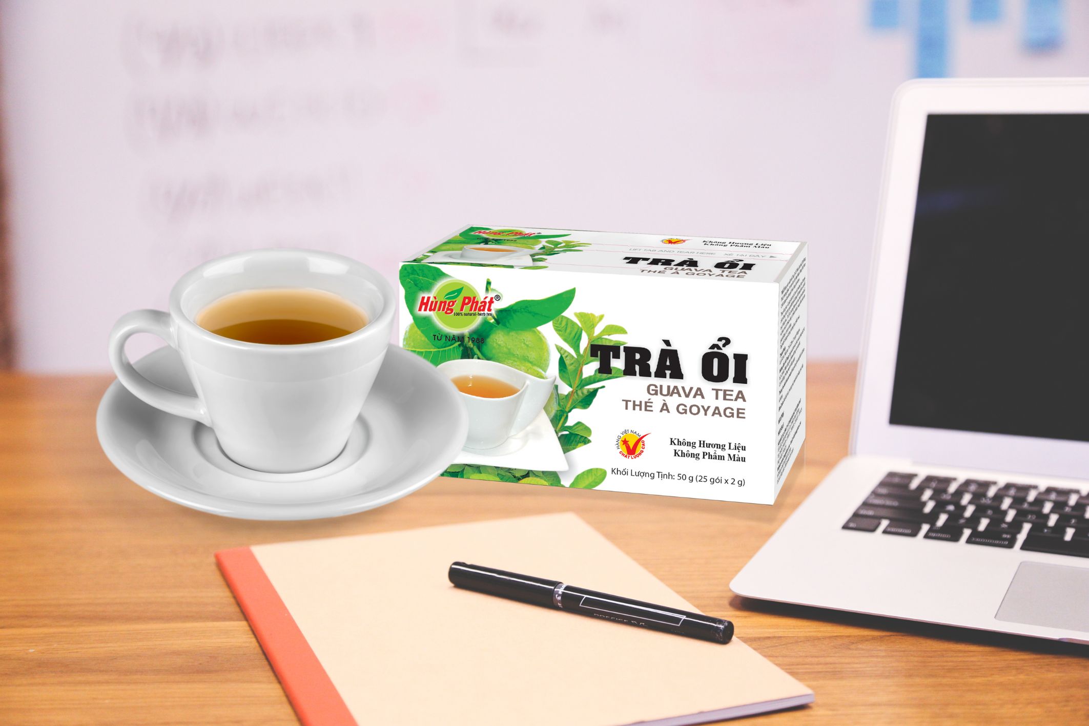 Góc Thưởng Trà Thanh Mát – Khi Trà Ổi Trở Thành Một Phần Của Không Gian Sống