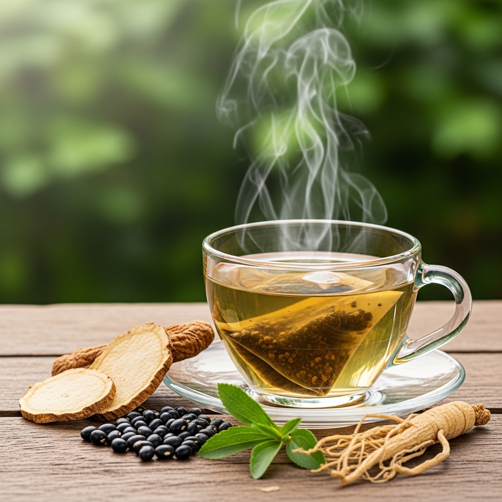 Hương Vị Tự Nhiên Khi Hà Thủ Ô Gặp Đậu Đen – Sự Hài Hòa Trong Một Tách Trà