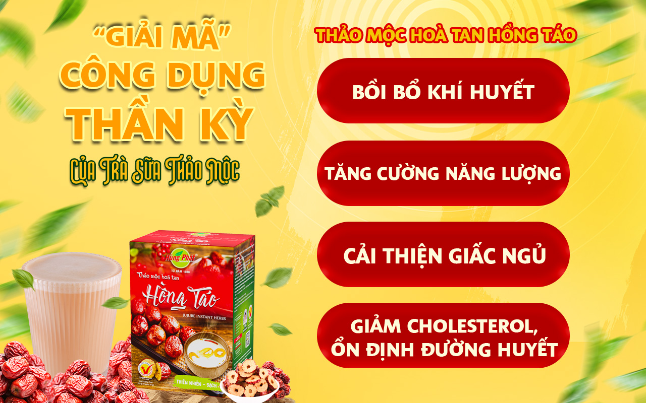 Giải Mã Công Dụng Thần Kỳ Và Hướng Dẫn Chi Tiết Cách Pha Trà Sữa Thảo Mộc Hùng Phát