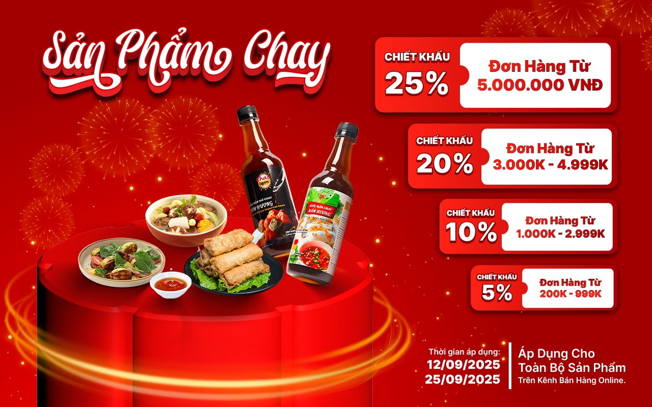 Chương Trình Khuyến Mãi Tháng 9 – Ưu Đãi Lớn Cho Trà và Sản Phẩm Chay Hùng Phát