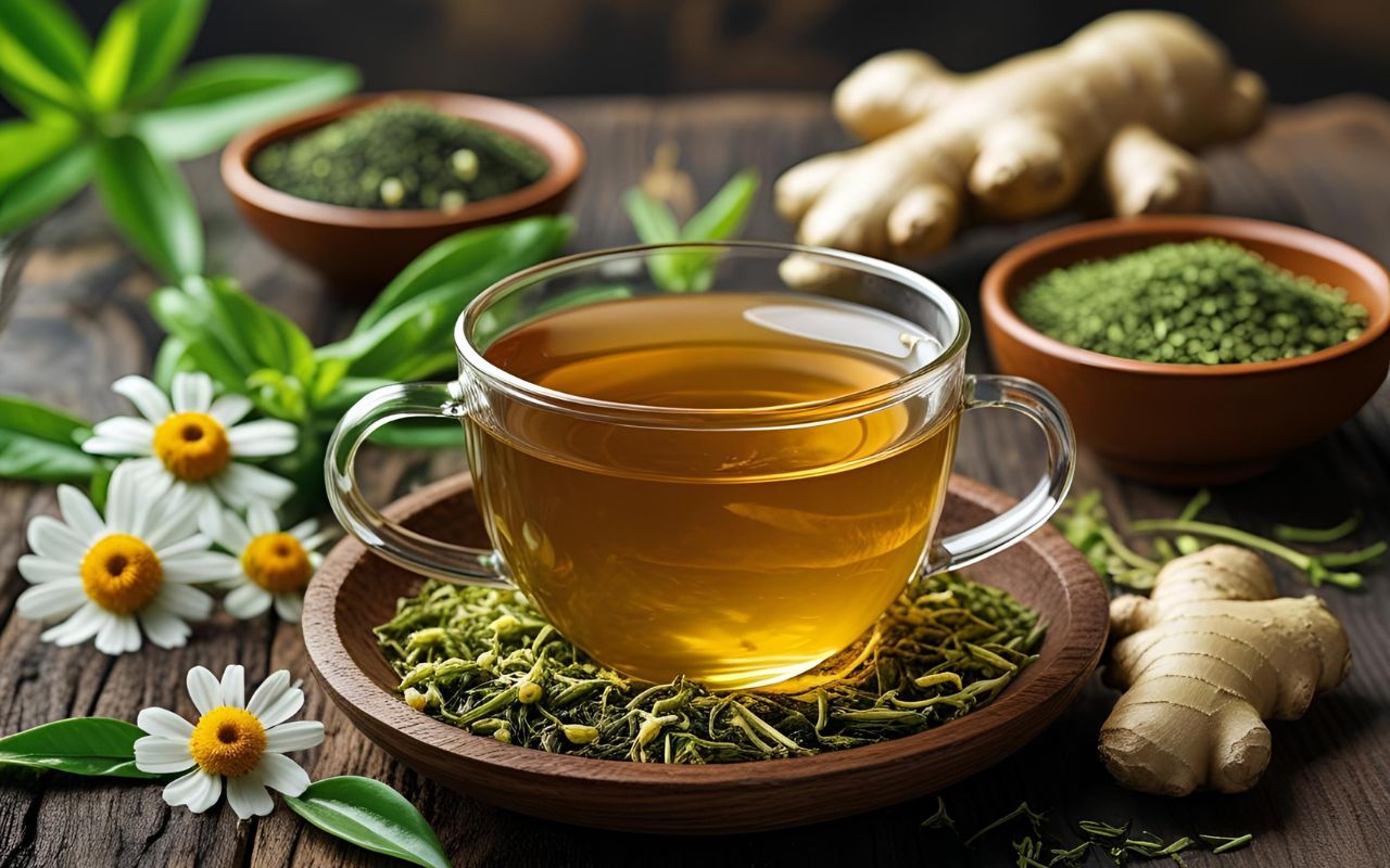 Trà thảo mộc nâng cao hiệu suất làm việc