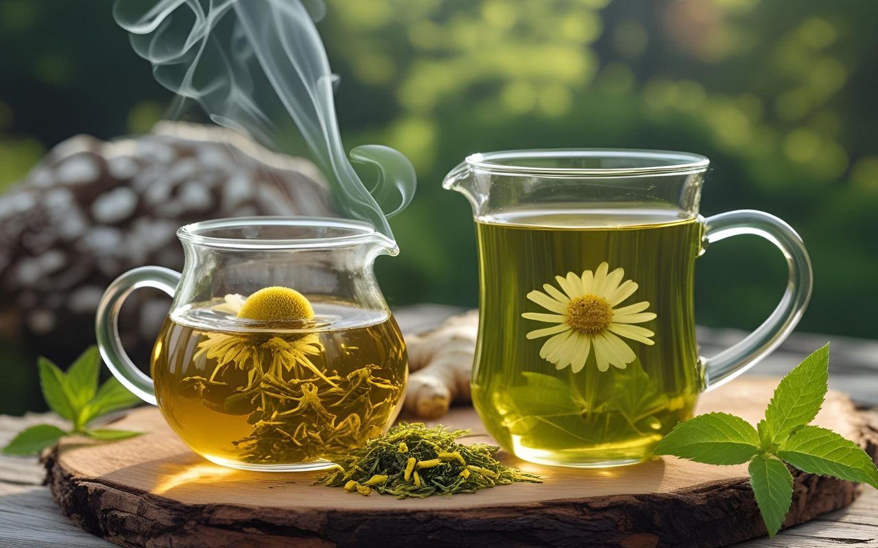 Trà thảo mộc tăng cường sức khỏe tinh thần