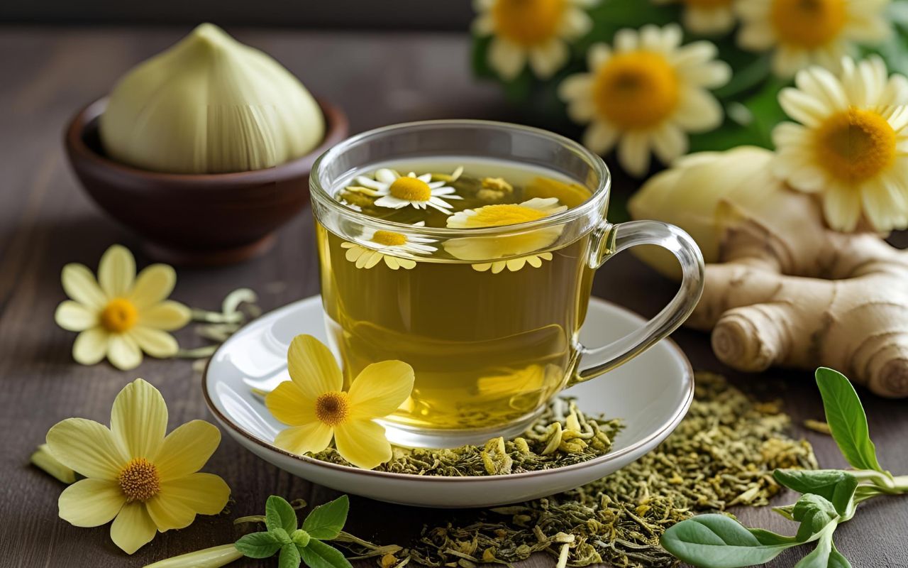 Uống trà thảo mộc khi ăn kiêng